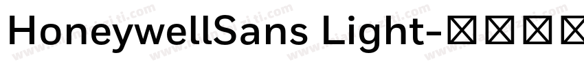 HoneywellSans Light字体转换